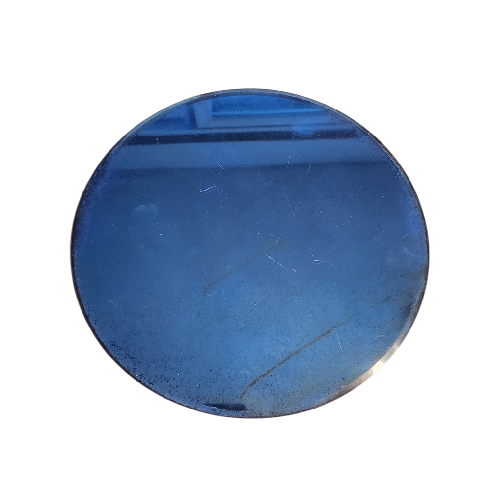 Vintage Rare Borin Art Products Corporation 12" Cobalt Blue Glass Platter #736